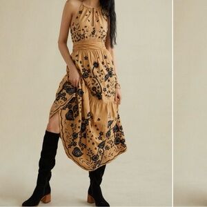 Maeve Tie Back Maxi Dress